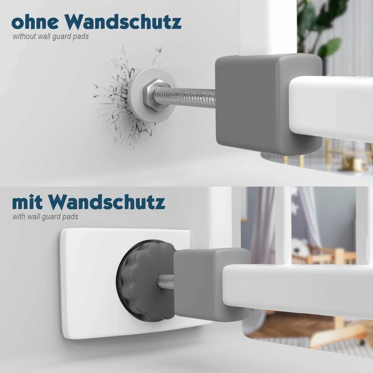 Merkloos Traphekje – Stair Gate – Stair Fence – Hondenhekje - Trapbescherming Voor Kinderen En Honden 3 Merkloos Traphekje – Stair Gate – Stair Fence – Hondenhekje - Trapbescherming Voor Kinderen En Honden - Afbeelding 3