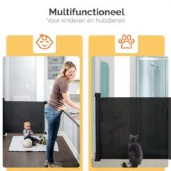 Goliving Oprolbaar Traphekje – Veiligheidshekje – Kinderhekje – Stevig Mesh – Voor Baby’s En Honden – Duurzaam Materiaal -Pasgeborenen En Jonge Kinderen 1200x1200 1856