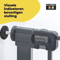Safety 1st Easy Close Traphekje - 73 T/m 80 Cm - Uitbreidbaar - Klembevestiging - Metal Black -Pasgeborenen En Jonge Kinderen 1200x1200 1858