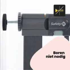 Safety 1st Easy Close Traphekje - 73 T/m 80 Cm - Uitbreidbaar - Klembevestiging - Metal Black -Pasgeborenen En Jonge Kinderen 1200x1200 1859