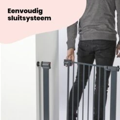 Safety 1st Easy Close Traphekje - 73 T/m 80 Cm - Uitbreidbaar - Klembevestiging - Metal Black -Pasgeborenen En Jonge Kinderen 1200x1200 1862