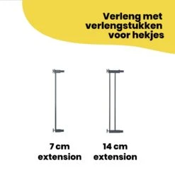 Safety 1st Easy Close Traphekje - 73 T/m 80 Cm - Uitbreidbaar - Klembevestiging - Metal Black -Pasgeborenen En Jonge Kinderen 1200x1200 1863