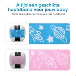 Gehoorbescherming Baby En Kinderen – Koptelefoon – SNR 25 DB – Oorbeschermers – Oorkappen – Oorbescherming – Geluidsbescherming – Blauwe & Roze Band -Pasgeborenen En Jonge Kinderen 1200x1200 1908