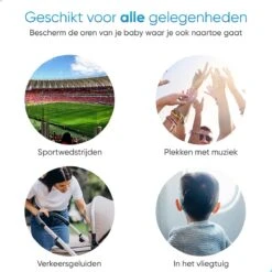 Gehoorbescherming Baby En Kinderen – Koptelefoon – SNR 25 DB – Oorbeschermers – Oorkappen – Oorbescherming – Geluidsbescherming – Blauwe & Roze Band -Pasgeborenen En Jonge Kinderen 1200x1200 1909