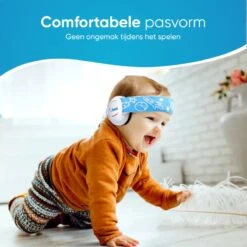 Gehoorbescherming Baby En Kinderen – Koptelefoon – SNR 25 DB – Oorbeschermers – Oorkappen – Oorbescherming – Geluidsbescherming – Blauwe & Roze Band -Pasgeborenen En Jonge Kinderen 1200x1200 1911