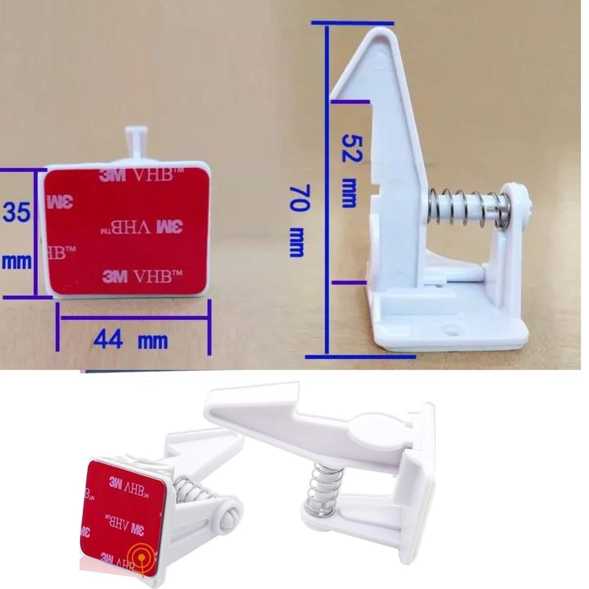 Eletux-B Kast- & Ladebeveiliging- Kinderslot Kastjes- Veiligheid Kinderen- Inclusief Handvat- Sterke 3M-lijm- 12 Stuks - Zwart 9 Eletux-B Kast- & Ladebeveiliging- Kinderslot Kastjes- Veiligheid Kinderen- Inclusief Handvat- Sterke 3M-lijm- 12 Stuks - Zwart - Afbeelding 9