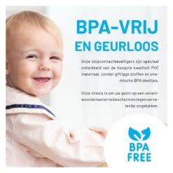 101Products Stopcontact Beveiliging - Nederlands - Zelfklevend - 12 Stuks - Stopcontactbeschermers - Zwart -Pasgeborenen En Jonge Kinderen 1200x1200 1995