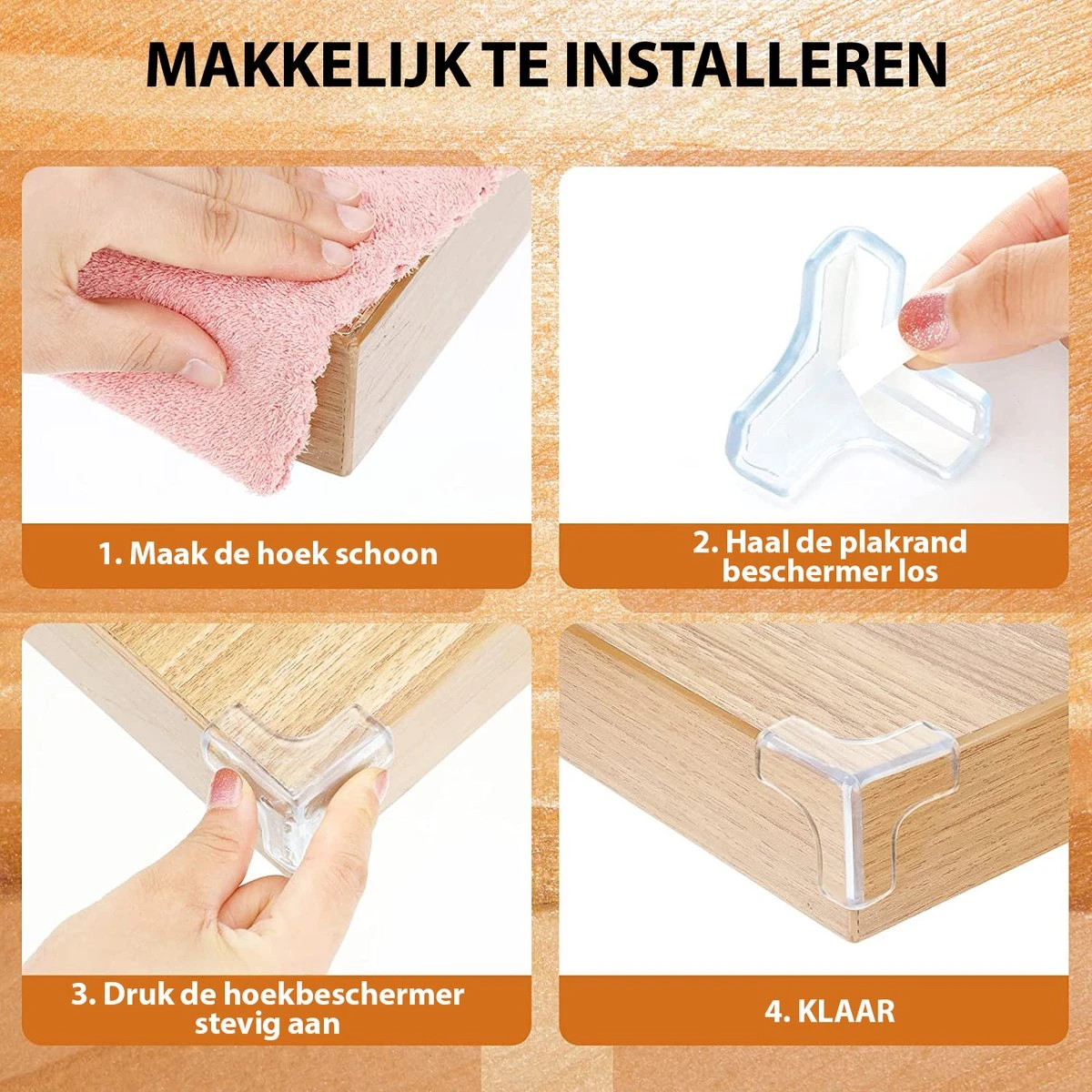 Consumerce® Hoekbeschermer Set Van 10 – Hoekbeschermers Baby – Hoekbeschermers Tafel – Stootrand – Tafelhoekjes – Stootrand – Stootstrip – Hoekbeschermers Transparant – Tafelrand Beschermer – Hoek Bescherming 3 Consumerce® Hoekbeschermer Set Van 10 – Hoekbeschermers Baby – Hoekbeschermers Tafel – Stootrand – Tafelhoekjes – Stootrand – Stootstrip – Hoekbeschermers Transparant – Tafelrand Beschermer – Hoek Bescherming - Afbeelding 3