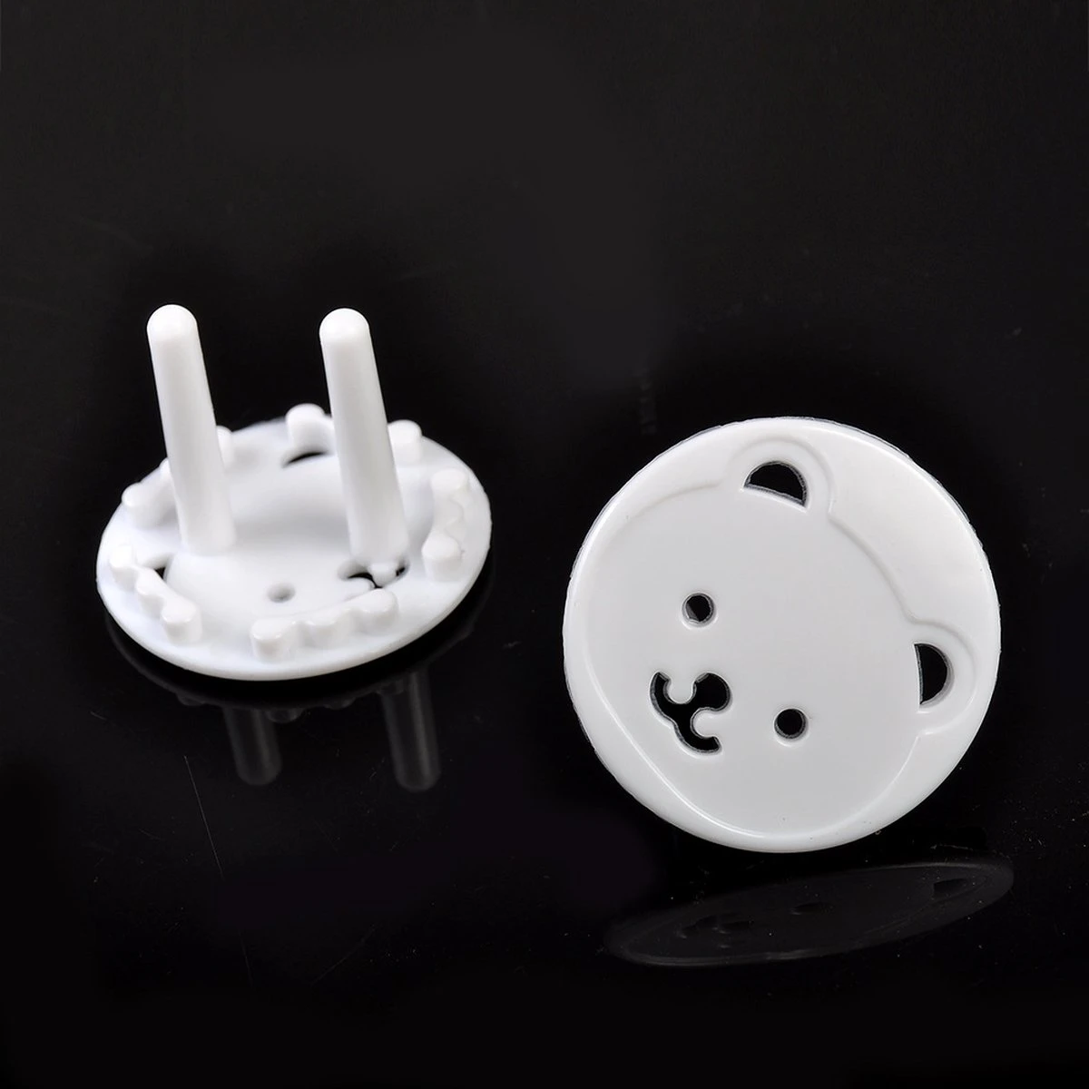 Merkloos Fastsurfe - 10 Stuks Baby Veiligheid Stopcontact - Plug Bescherming - Beveiliging - Twee Fase -Safe Lock Cover - Kids Sockets Cover Stekkers 2 Merkloos Fastsurfe - 10 Stuks Baby Veiligheid Stopcontact - Plug Bescherming - Beveiliging - Twee Fase -Safe Lock Cover - Kids Sockets Cover Stekkers - Afbeelding 2