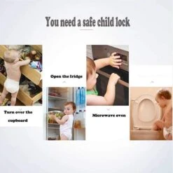 Merkloos M.W. Sloten-Rode Zeer Sterke 3M-Lade Slot-Kastenslot-Kinder Beveiliging-Deur Slot-Kinderslot Kastjes- Babyslot-Kinderslot -Pasgeborenen En Jonge Kinderen 1200x1200 2034