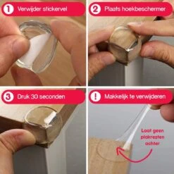 20 Stuks Hoekbeschermers Transparant Voor Baby En Kind, Hoekbeschermers Tafel, Tafelhoek Beschermers Voor Kinderen -Pasgeborenen En Jonge Kinderen 1200x1200 2044