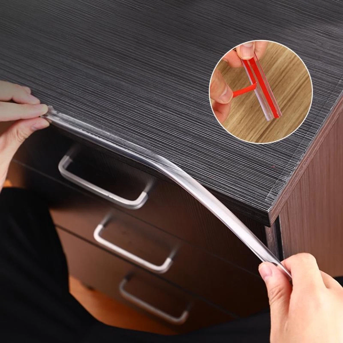 Secusta - Multifunctionele 2 In 1 Hoekbeschermer - Transparant - Ingebouwde Plakstrip - 3 Meter - Hoek/Rand Bescherming 2 Secusta - Multifunctionele 2 In 1 Hoekbeschermer - Transparant - Ingebouwde Plakstrip - 3 Meter - Hoek/Rand Bescherming - Afbeelding 2