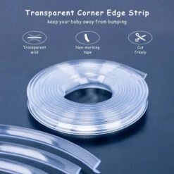 Secusta - Multifunctionele 2 In 1 Hoekbeschermer - Transparant - Ingebouwde Plakstrip - 3 Meter - Hoek/Rand Bescherming 10 Secusta - Multifunctionele 2 In 1 Hoekbeschermer - Transparant - Ingebouwde Plakstrip - 3 Meter - Hoek/Rand Bescherming -Pasgeborenen En Jonge Kinderen 1200x1200 2053