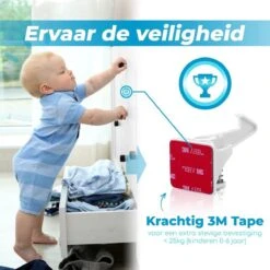 Bablue Kinderslot Kastjes - 12 Stuks - Wit - Kinderbeveiliging Voor Kasten - Kastslot - Kast Beveiliging Baby - Veiligheidshaakjes - Kastsloten Baby - Kinderslot Kast - Kinderslot Lade - Kind Veiligheidsslot Baby - Lade Beveiliging Kind - Ladeslot -Pasgeborenen En Jonge Kinderen 1200x1200 2078