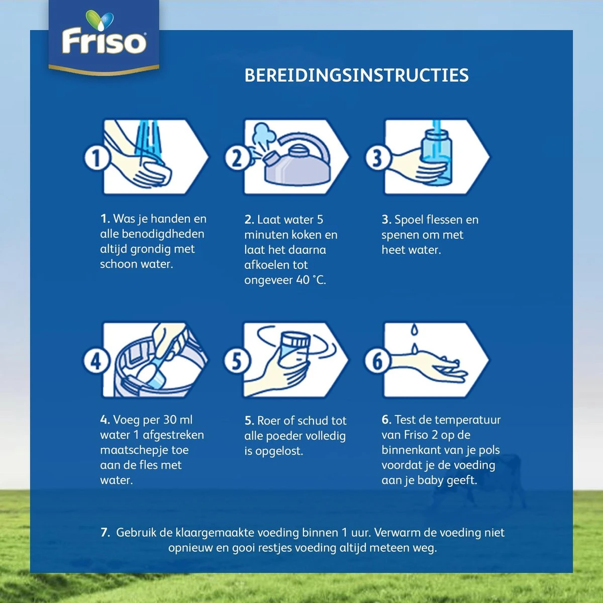 Friso 2 Babyvoeding - Opvolgmelk - 6 Tot 10 Maanden - 800g - Blik 2 Friso 2 Babyvoeding - Opvolgmelk - 6 Tot 10 Maanden - 800g - Blik - Afbeelding 2