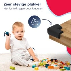20 Stuks Hoekbeschermers Zwart Voor Baby En Kind, Hoekbeschermers Tafel, Tafelhoek Beschermers Voor Kinderen -Pasgeborenen En Jonge Kinderen 1200x1200 2095