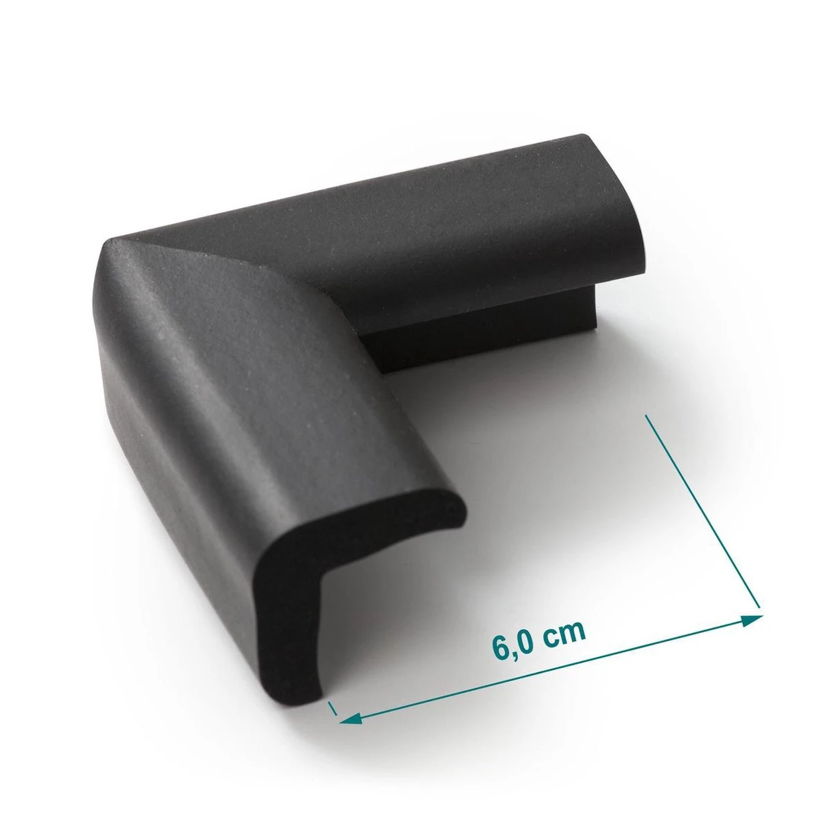 Jippie's - Tafelhoekjes Foam - 4 Stuks - Zwart 2 Jippie's - Tafelhoekjes Foam - 4 Stuks - Zwart - Afbeelding 2