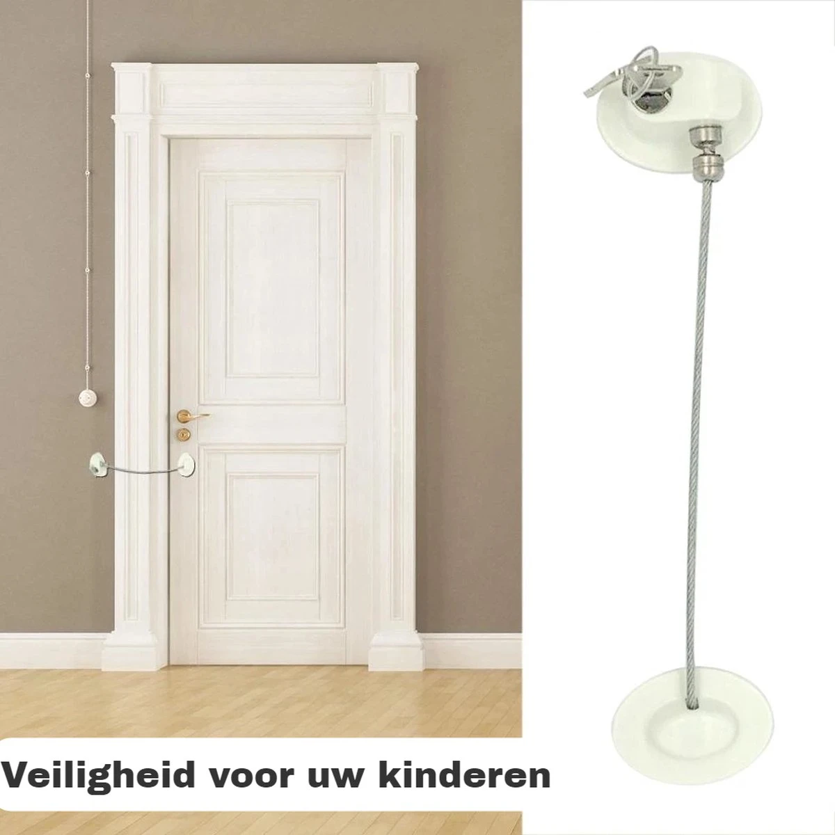 Deur - Raam Beveiliging Met Sterke 3M Tape & Reservesleutel - Wit Kast Lade Koelkast Slot - Baby Beveiliging -- Kinderslot Kinderbeveiliging - Raam Veiligheid 14 Deur - Raam Beveiliging Met Sterke 3M Tape & Reservesleutel - Wit Kast Lade Koelkast Slot - Baby Beveiliging -- Kinderslot Kinderbeveiliging - Raam Veiligheid - Afbeelding 14