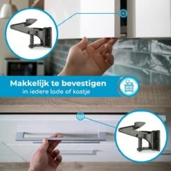 Bablue Kinderslot Kastjes - 5 Stuks - Zwart - Kinderbeveiliging Voor Kasten - Kastslot - Kast Beveiliging Baby - Veiligheidshaakjes - Kastsloten Baby - Kinderslot Kast - Kinderslot Lade - Veiligheidshaakjes Keukenkastjes - Ladeslot - Babyslot 18 Bablue Kinderslot Kastjes - 5 Stuks - Zwart - Kinderbeveiliging Voor Kasten - Kastslot - Kast Beveiliging Baby - Veiligheidshaakjes - Kastsloten Baby - Kinderslot Kast - Kinderslot Lade - Veiligheidshaakjes Keukenkastjes - Ladeslot - Babyslot -Pasgeborenen En Jonge Kinderen 1200x1200 2132