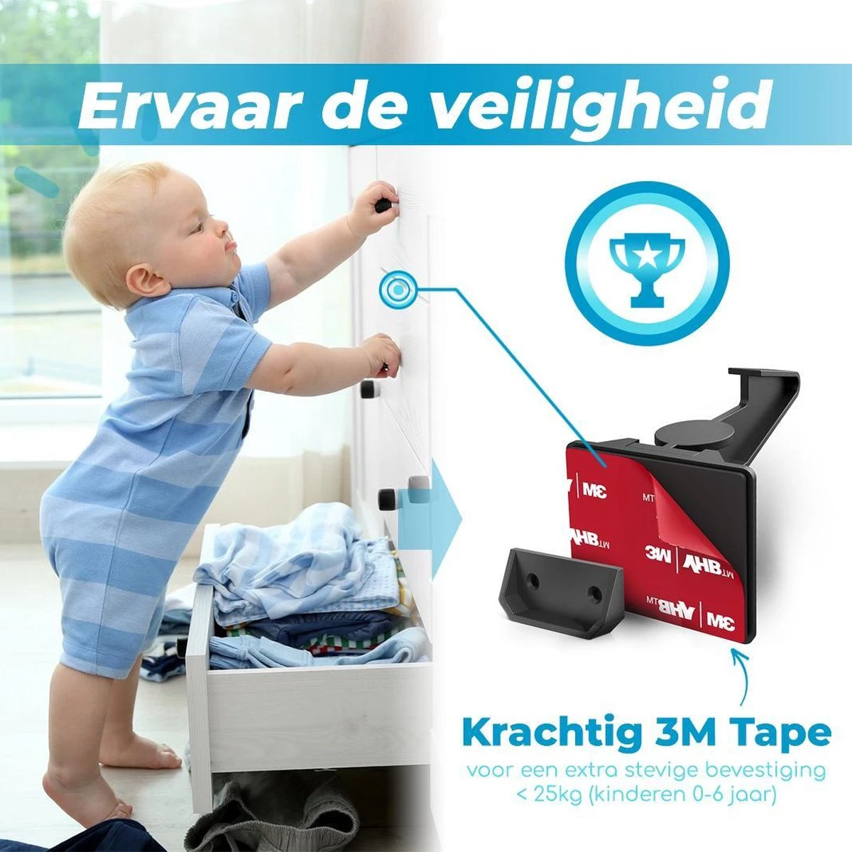 Bablue Kinderslot Kastjes - 5 Stuks - Zwart - Kinderbeveiliging Voor Kasten - Kastslot - Kast Beveiliging Baby - Veiligheidshaakjes - Kastsloten Baby - Kinderslot Kast - Kinderslot Lade - Veiligheidshaakjes Keukenkastjes - Ladeslot - Babyslot 7 Bablue Kinderslot Kastjes - 5 Stuks - Zwart - Kinderbeveiliging Voor Kasten - Kastslot - Kast Beveiliging Baby - Veiligheidshaakjes - Kastsloten Baby - Kinderslot Kast - Kinderslot Lade - Veiligheidshaakjes Keukenkastjes - Ladeslot - Babyslot - Afbeelding 7