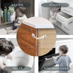 Merkloos Kinderslot Kastjes - Kinderbeveiliging Kasten - Baby Veiligheid Kastjes - 12 Stuks - Kast/Lade/Koelkast/Keukenkast - Zelfklevend - Smart Lock - Makkelijk Installeren - Past Altijd -Pasgeborenen En Jonge Kinderen 1200x1200 2144