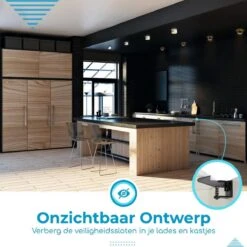 Bablue Kinderslot Kastjes - 3 Stuks - Zwart - Kinderbeveiliging Voor Kasten - Kastslot - Kast Beveiliging Baby - Veiligheidshaakjes - Kastsloten Baby - Kinderslot Kast - Kinderslot Lade - Keukenkastje Beveiliging Kinderen - Kinderslot Keukenkast -Pasgeborenen En Jonge Kinderen 1200x1200 2174