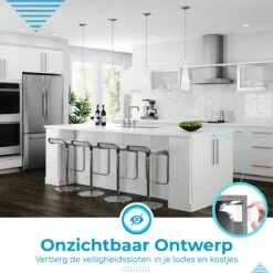 Bablue Kinderslot Kastjes Magnetisch - 6 Stuks - Wit - Magneetslot Baby – Magnetisch Kinderslot - Kinderbeveiliging Voor Kasten - Magneetslot Kinderveiligheid - Kastbeveiliging Voor Kinderen - Veiligheidshaakjes - Kastsloten Baby - Kinderslot Kast -Pasgeborenen En Jonge Kinderen 1200x1200 2184