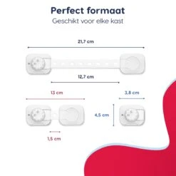 12 Stuks Kinderslot Kastjes - 3M Zelfklevend Kinderslot - Dubbel Op Slot - Kinderslot Op Maat - Baby Veiligheid - Wit -Pasgeborenen En Jonge Kinderen 1200x1200 2197