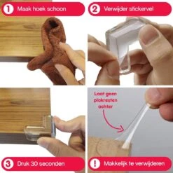 16 Stuks Hoekbeschermers Transparant Voor Baby En Kind, Hoekbeschermers Tafel, Tafelhoek Beschermers Voor Kinderen -Pasgeborenen En Jonge Kinderen 1200x1200 2210