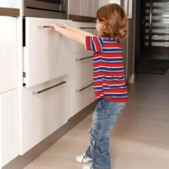 Dream Baby Veiligheidshaakjes Keukenkastjes - Kinderbeveiliging Voor Kasten - Kastslot - Kast Beveiliging Baby - Eenvoudig Te Monteren - 3 Stuks - Wit -Pasgeborenen En Jonge Kinderen 1200x1200 2212