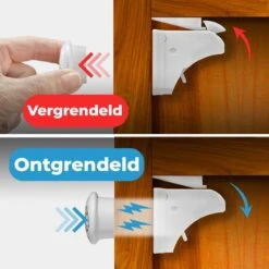 Bablue Kinderslot Kastjes Magnetisch - 4 Stuks - Wit - Magneetslot Baby – Magnetisch Kinderslot - Kinderbeveiliging Voor Kasten - Magneetslot Kinderveiligheid - Kastbeveiliging Voor Kinderen - Veiligheidshaakjes - Kastsloten Baby - Kinderslot Kast -Pasgeborenen En Jonge Kinderen 1200x1200 2221