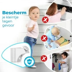 Bablue Kinderslot Kastjes Magnetisch - 12 Stuks - Wit - Magneetslot Baby – Magnetisch Kinderslot - Kinderbeveiliging Voor Kasten - Magneetslot Kinderveiligheid - Kastbeveiliging Voor Kinderen - Veiligheidshaakjes - Kastsloten Baby - Kinderslot Kast -Pasgeborenen En Jonge Kinderen 1200x1200 2242