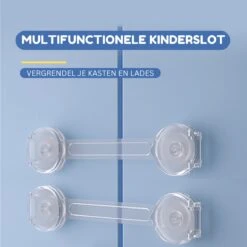 Merkloos Kinderslot Voor Kasten En Lades - Zelfklevend - Baby Veiligheid - Transparant - 6 Stuks -Pasgeborenen En Jonge Kinderen 1200x1200 2247