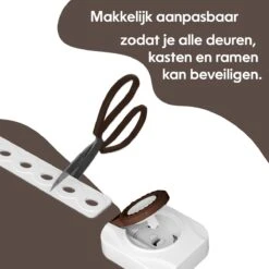 Zelfklevend Kinderslot Kastjes Voor Baby Veiligheid - 6 Stuks - Kinderbeveiliging Kasten & Lades - Kastsloten – Wit-Bruin -Pasgeborenen En Jonge Kinderen 1200x1200 2263