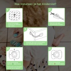 Dutchable Kinderslot Kastjes - Beveiliging Voor Kind - Kinderslot Op Maat - Kinderslot Deur - Kinderslot Lade - Kinderslot Koelkast - Kinderslot Raam - Zelfklevend Kinderslot - Kastslot - Child Lock - 6 Stuks - Zwart -Pasgeborenen En Jonge Kinderen 1200x1200 2267