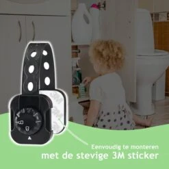 Dutchable Kinderslot Kastjes - Beveiliging Voor Kind - Kinderslot Op Maat - Kinderslot Deur - Kinderslot Lade - Kinderslot Koelkast - Kinderslot Raam - Zelfklevend Kinderslot - Kastslot - Child Lock - 6 Stuks - Zwart -Pasgeborenen En Jonge Kinderen 1200x1200 2270