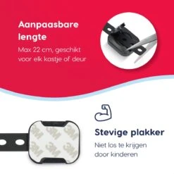 12 Stuks Kinderslot Kastjes - 3M Zelfklevend Kinderslot - Dubbel Op Slot - Kinderslot Op Maat - Baby Veiligheid - Zwart -Pasgeborenen En Jonge Kinderen 1200x1200 2273