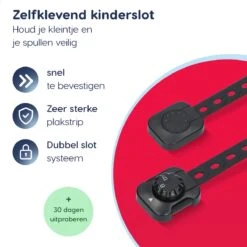 12 Stuks Kinderslot Kastjes - 3M Zelfklevend Kinderslot - Dubbel Op Slot - Kinderslot Op Maat - Baby Veiligheid - Zwart -Pasgeborenen En Jonge Kinderen 1200x1200 2276