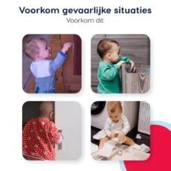 12 Stuks Kinderslot Kastjes - 3M Zelfklevend Kinderslot - Dubbel Op Slot - Kinderslot Op Maat - Baby Veiligheid - Zwart -Pasgeborenen En Jonge Kinderen 1200x1200 2277