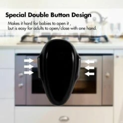 Oven Slot - Vaatwasser - Baby Veilig - Baby Proof - Deurklinken Vergrendelen - Deurklink Vergrendelaar - Veiligheidsslot - Deurbeveiliging - Deuren - Ovenslot -Pasgeborenen En Jonge Kinderen 1200x1200 2282