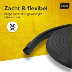 HANDY HARRY® Hoekbeschermer – 5 Meter – Zwart – Baby & Kind – Stootrand – Tafelhoek -Pasgeborenen En Jonge Kinderen 1200x1200 2313