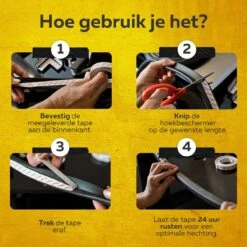 HANDY HARRY® Hoekbeschermer – 5 Meter – Zwart – Baby & Kind – Stootrand – Tafelhoek -Pasgeborenen En Jonge Kinderen 1200x1200 2317