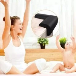 LOUZIR Stootrand Foam - Rand Beschermer - Rand Bescherming - Tafelbeschermer - Kids/kinder Safety - Baby Safety - Veiligheid - Tafelhoek - Tafelrand - Omrander - Stootkussen - Stootrand - Ledikant -Pasgeborenen En Jonge Kinderen 1200x1200 2327