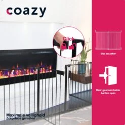 Coazy | Haardscherm 300cm | Veiligheidshek | Traphek | Haardhek | Kachelhek Voor Open Haard | Kinderhekje | Deurhekje | Kinderhekje | Hondenhek -Pasgeborenen En Jonge Kinderen 1200x1200 2361