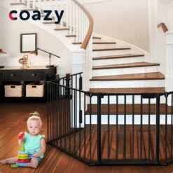 Coazy | Haardscherm 300cm | Veiligheidshek | Traphek | Haardhek | Kachelhek Voor Open Haard | Kinderhekje | Deurhekje | Kinderhekje | Hondenhek -Pasgeborenen En Jonge Kinderen 1200x1200 2363