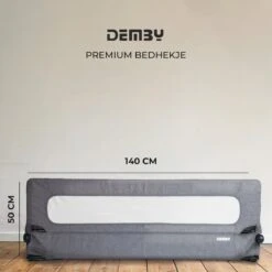 Deryan Demby Bedhekje 140 Cm – Opvouwbaar Bedhekje – Extra Lang - Grijs -Pasgeborenen En Jonge Kinderen 1200x1200 2381