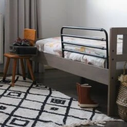 A3 Baby & Kids Trombone Zwart Metaal Uitschuifbaar Bedhekje 64641 -Pasgeborenen En Jonge Kinderen 1200x1200 2393