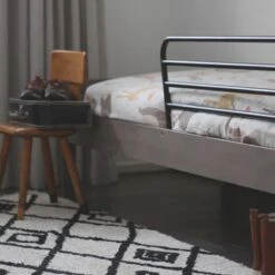 A3 Baby & Kids Trombone Zwart Metaal Uitschuifbaar Bedhekje 64641 -Pasgeborenen En Jonge Kinderen 1200x1200 2398