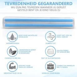 Blue Premium Opblaasbare Bedrand - Wit/Blauw -Pasgeborenen En Jonge Kinderen 1200x1200 2412