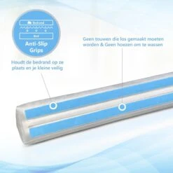 Blue Premium Opblaasbare Bedrand - Wit/Blauw -Pasgeborenen En Jonge Kinderen 1200x1200 2413